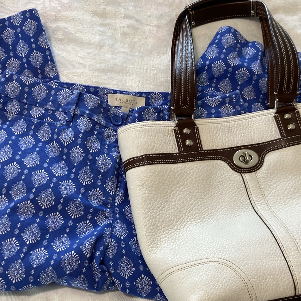 Talbots EUC Petite Cropped Pants 6P - Picture 7 of 8